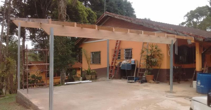 Construção de Telhado e Cobertura Garagem